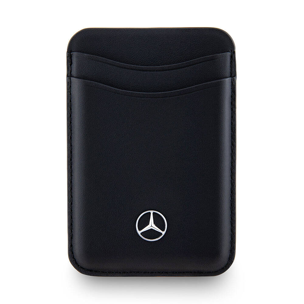 Mercedes Benz Orjinal Lisanslı 2 Hazneli Metal Logolu Deri Magnetik Kartlık Mercedes Benz Orjinal Lisanslı 2 Hazneli Metal Logolu Deri Magnetik Kartlık